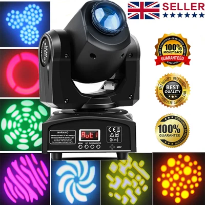 £69.99 • Buy 120W LED Moving Head Stage Light RGBW Gobo Spot Club Disco DJ Party Lighting DMX
