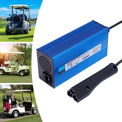 600W 10A Automatic Golf Cart Battery Charger W/OBC Cable & 8.2ft Power Cords US • $75.05