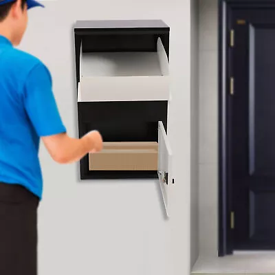 Package Delivery Box Mail Parcel Drop Mailbox Home Container Outdoor Porch+Lock • $119.70