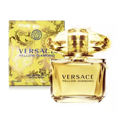 YELLOW DIAMOND * Versace 3.0 Oz / 90 Ml Eau De Toilette Women Perfume Spray • $88.99