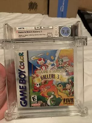 Game & Watch Gallery 3 (Nintendo Game Boy Color SEALED AND GRADED • $225