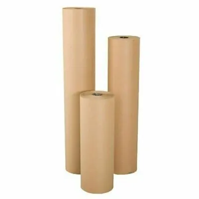 $36.95 • Buy 24  Wide X 900' Long 40 Lb Rolled Brown Kraft Paper Shipping Void Crafting Fill