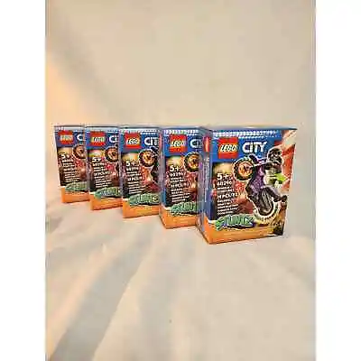 Set Of 5 Party Favor - LEGO City Wheelie Stunt Bike 60296 Building Kit • $20