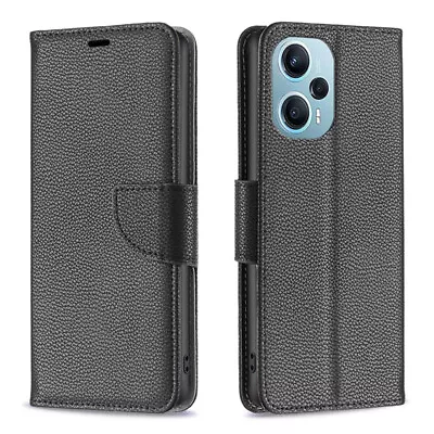 Litchi Wallet Leather Flip Case For Xiaomi Redmi 12 A2 12C Note 12S Note 12 Pro • $15.39