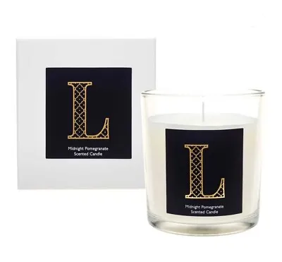 £6.90 • Buy Landon Tyler Alphabet Candle - Letter L - Midnight Pomegranate 140g