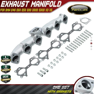 $96.99 • Buy Exhaust Manifold For BMW E46 E60 E53 E83 330d 530d X3 X5 1999-2010 3.0L M57 D30