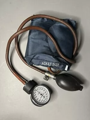 Blood Pressure Sphygmomanometer Welch Allyn Hand Aneroid W/ Adult Cuff • $38