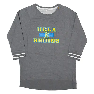 CHAMPION UCLA Bruins 3/4 Sleeve Mens Sweatshirt Green USA M • £15.99