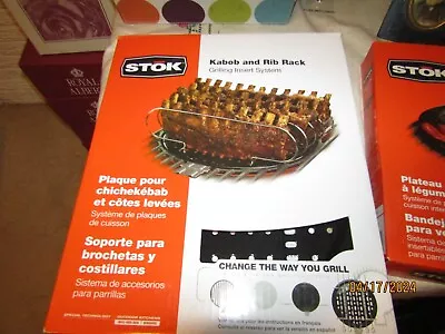 Stok Kabob And Rib Rack New In Box Grilling Insert System SIS3000 • $15