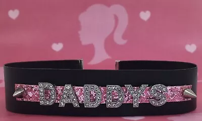 Daddys Girl Choker Necklace Mens Daddys Sissy Slave Bondage Fetish Hotwife Gimp • £12.99