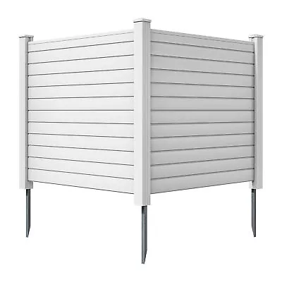 50 W X 50 H Air Conditioner Fence Trash Can Fence Vinyl Privacy Fence Panel • $117.86