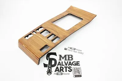 85-92 Mercedes W124 300D E500 200E Center Console Shifter Wood Trim Bezel OEM • $99.45