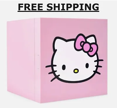 Hello Kitty Pink Cooler Mini Fridge 6.7L Single Door 9 Can ACDC • $86.70