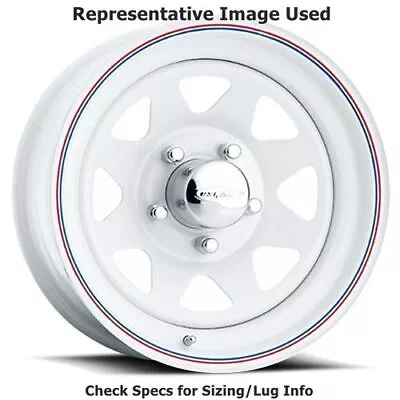 U.S. Wheel 70-8860 8-Spoke (Series 70) 17x8 Wheel 6x5.5 Bolt Pattern White NEW • $227.74