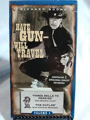 Have Gun Will Travel: Volume 1 Vhs Classics Richard Boone 3 Bells Pilot Tape • $4.24