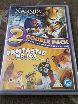 2 Films  Chronicles Narnia Voyage Of Dawn Treader And Fantastic Mr Fox Dvd • £2.99