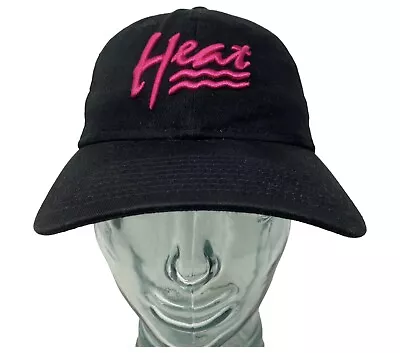 Miami Heat Hat Black Pink New Era 9Twenty Tuck Strap Dad Cap NBA Basketball • $9.99