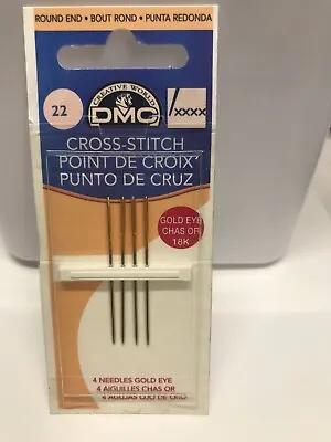 DMC Embroidery Needles Size 16 18 22 24 26 28 • $2.60