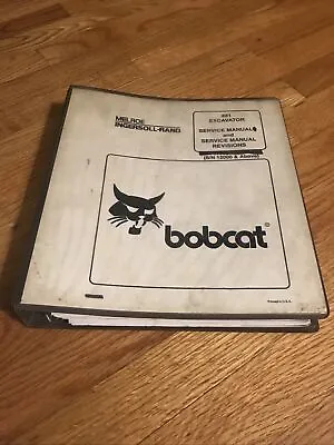 Genuine Original Melroe Bobcat 231 Excavator Repair Shop Service Manual • $35