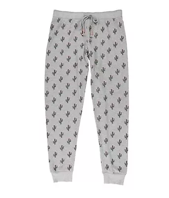P.J. Salvage Womens Blooming Cactus Pajama Jogger Pants Grey Medium • $26.63