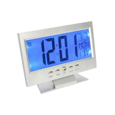 Kadio Digital Voice Control LCD Clock With Temperature Day/Date Display DS-8082S • £13.92