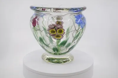 Vandermark Art Glass Paperweight Footed Vase Doug Merritt & Doug Smarr • $475