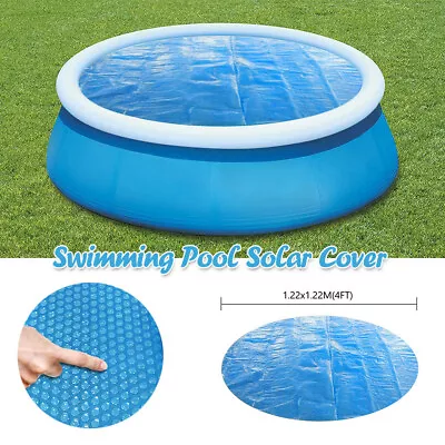 4ft 5ft 6ft 10ft 12ft Swimming Pool Cover Round Paddling Sheet Fast Set Garden • £9.59