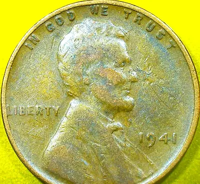 U.s.-1941  P  Wheatback Cent  Lamination Error  • $3.33