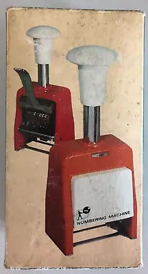 Vintage Rank Numbering Machine - Made In England - Model 4553 - In Original Box • $10