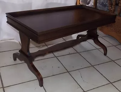 Mahogany Mid Century Coffee Table  (CT-202) • $399