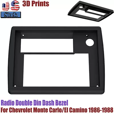 For Monte Carlo/El Camino Car Stereo Radio Double Din Dash Kit Bezel 1986-1988 • $59.99