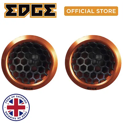 Car Tweeters Component EDGE Street 200 Watts Max Silk Dome Tweeters - Pair • £39.99