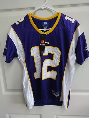 NWT NFL Reebok Minnesota Vikings Percy Harvin # 12 Replica Jersey Women S • $34.84