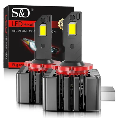 D1S D2S D3S D4S LED Headlight Kit Bulbs 80000Lm 120W Replace HID Conversion Lamp • $51.99