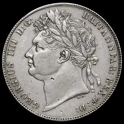 1821 George IV Milled Silver Half Crown • £135