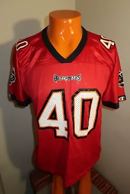 Vintage Mike Alstott Football Jersey Youth XL Champion Tampa Bay Buccaneers #40 • $25