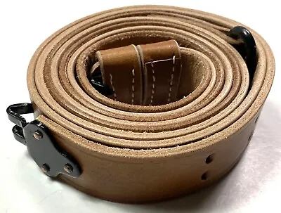 Wwii Us M1 Garand Rifle Leather Rifle Carry Sling-natural • $23.96