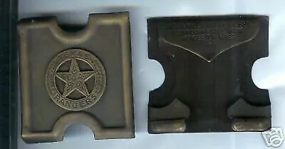 1881 Anson Mills Texas Rangers Police Brass Belt Buckle • $39.99