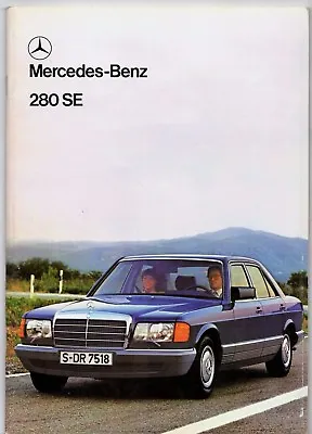 Mercedes-Benz 280 SE S-Class W126 1980-82 UK Market Sales Brochure • $36.06