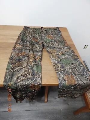 Cabelas Dry Plus  Pullover RealTree Camo Rain PANTS Mens 2XL Windbreaker • $9.99