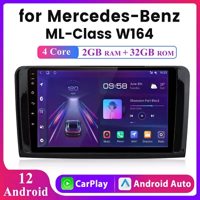 For Mercedes Benz ML GL Class W164 X16  Android 12 Car GPS Radio Stereo CarPlay • $154.99