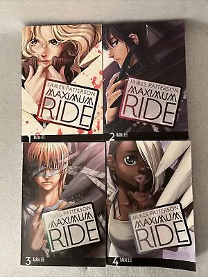 James Patterson Maximum Ride Manga Series Books 1-4 • $18