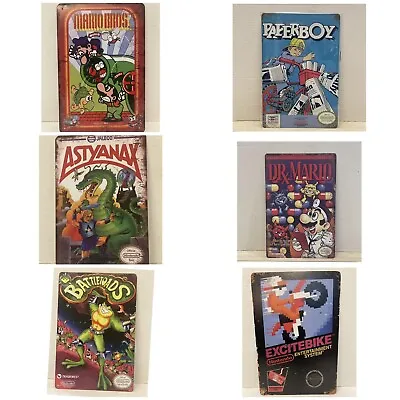 Lot Of 6 Video Game Posters Game Room Decor 6 RANDOM Posters Tin Sign Man-cave • $49.95