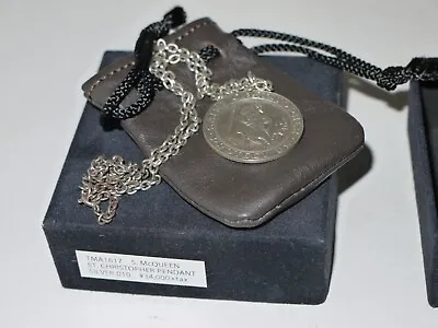 TOYS McCOY STEVE McQUEEN ST. CHRISTOPHER PENDANT SV 925 Necklace • $388.59