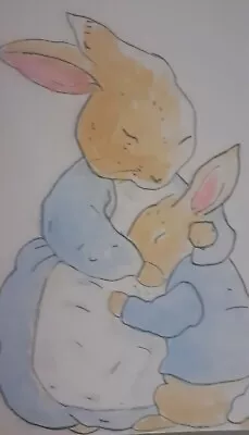 £2 • Buy Hand Painted Children's Character Rabbit Card