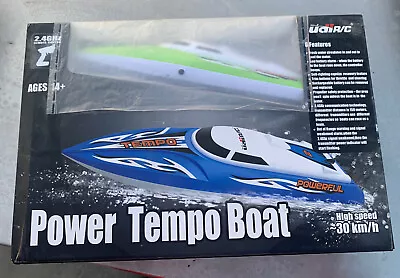 UDI UDIRC UD12002 .4Ghz POWER TEMPO High Speed R/C BOAT 14  READY TO GO • $59.99