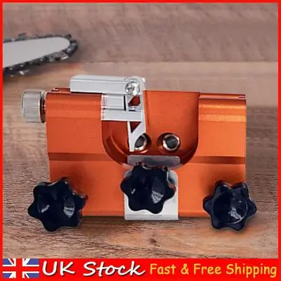 Manual Chain Saw Blade Sharpener Aluminium Alloy For Lumberjack Garden Worker • £5.19