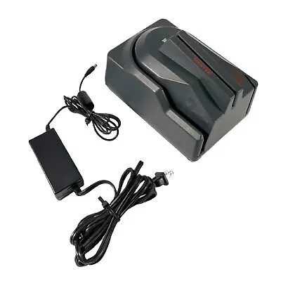 Check Reader/Scanner Magtek 22551001 For Bank Credit Union Micrsafe W/Adapter • $23.04