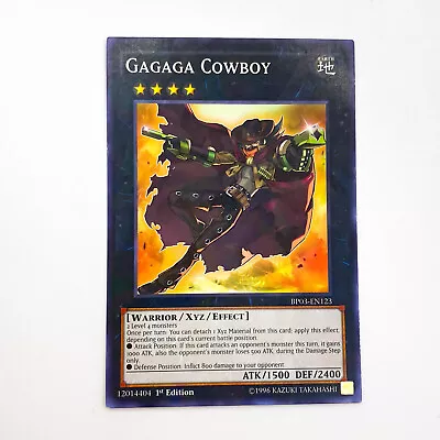 Gagaga Cowboy - BP03-EN123 - Shatterfoil - 1st Edition  YuGiOh (LP) • $3.99