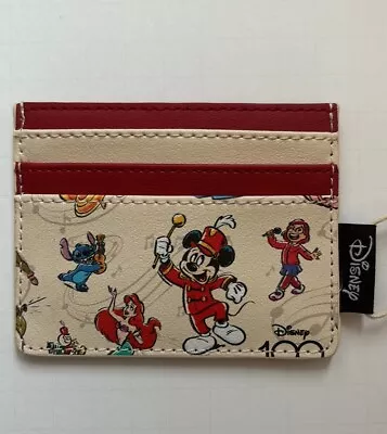 Loungefly Disney 100 Mickey Mouse Band Characters 6 Card Cardholder • $22